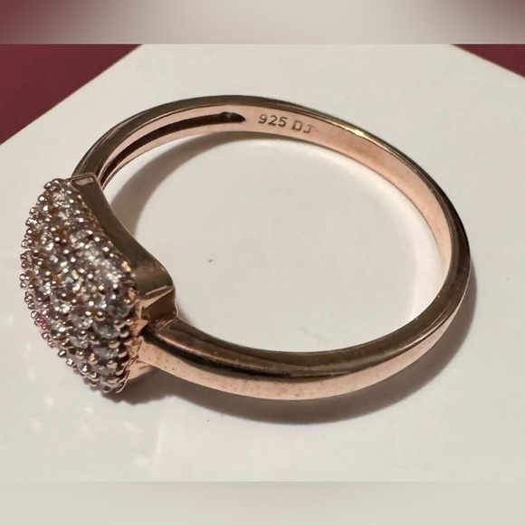 BELLA LUCE (R) 0.80CTW CZ ETERNO(TM) ROSE RING (0.42CTW DEW) - Picture 3 of 5